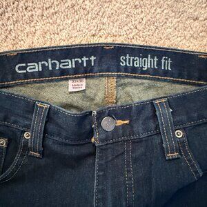 Mens Carhartt 33 x 30 Straight fit Denim Jeans